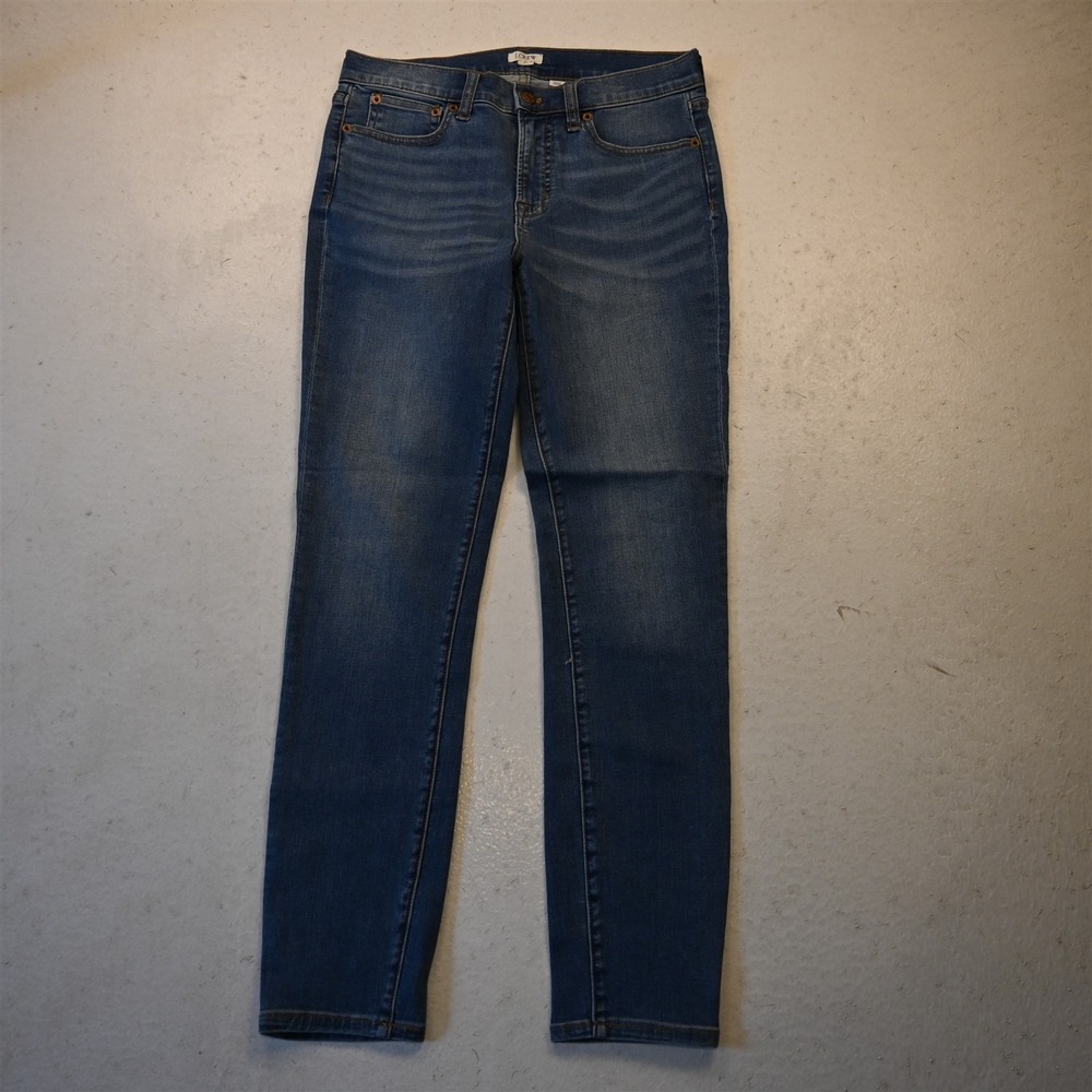 JCrew 27 Mid Rise Skinny Medium Stretch Denim Womens Jeans